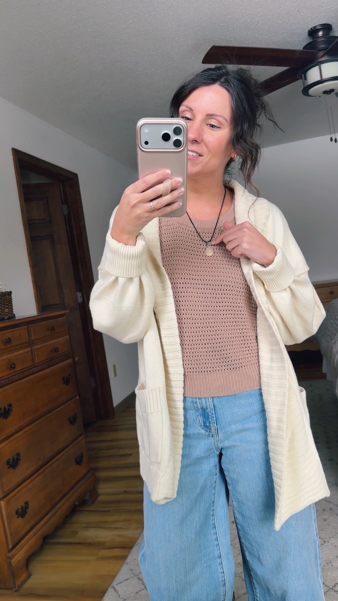 wearing small in my sweater tank, small in my cardigan (almost sold out—linked similar). 24 short/petite in my jeans, and 6 in my clogs. 

My necklace is thrifted so linked similar. 



#LTKootd #LTKPetite #LTKgrwm