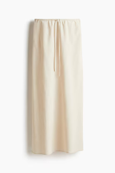 H & M - Maxi Skirt - Beige | H&M (US + CA)