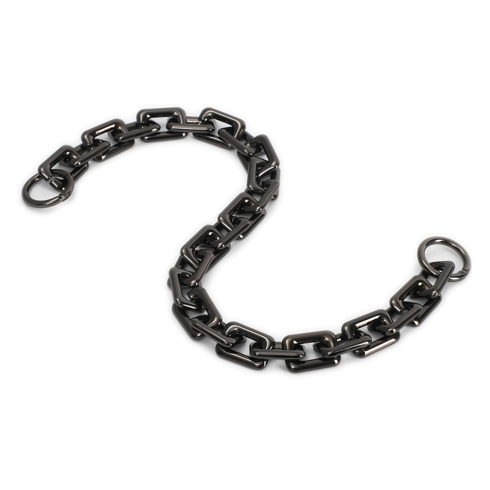 22.5 Inch Gorgeous Heavy Metal Bag Chain Purse Handle Shoulder Strap Replacement (Black-Grey, Lar... | Amazon (US)