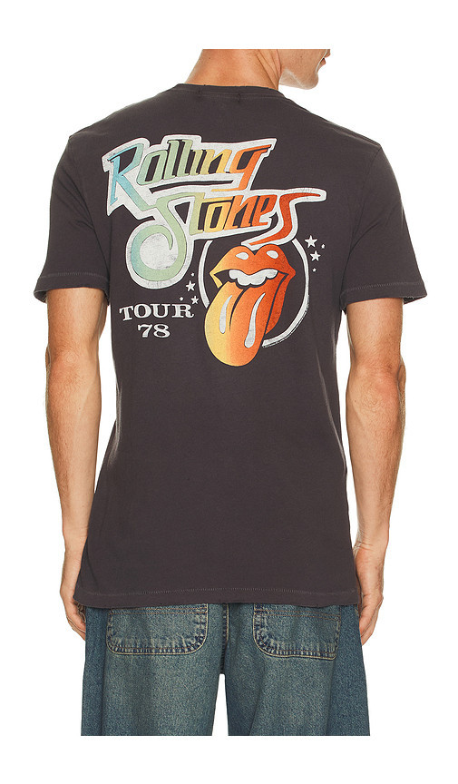 Junk Food Rolling Stones Tour 78 Tee in Vintage Black. Size XL/1X | Revolve Clothing (Global)