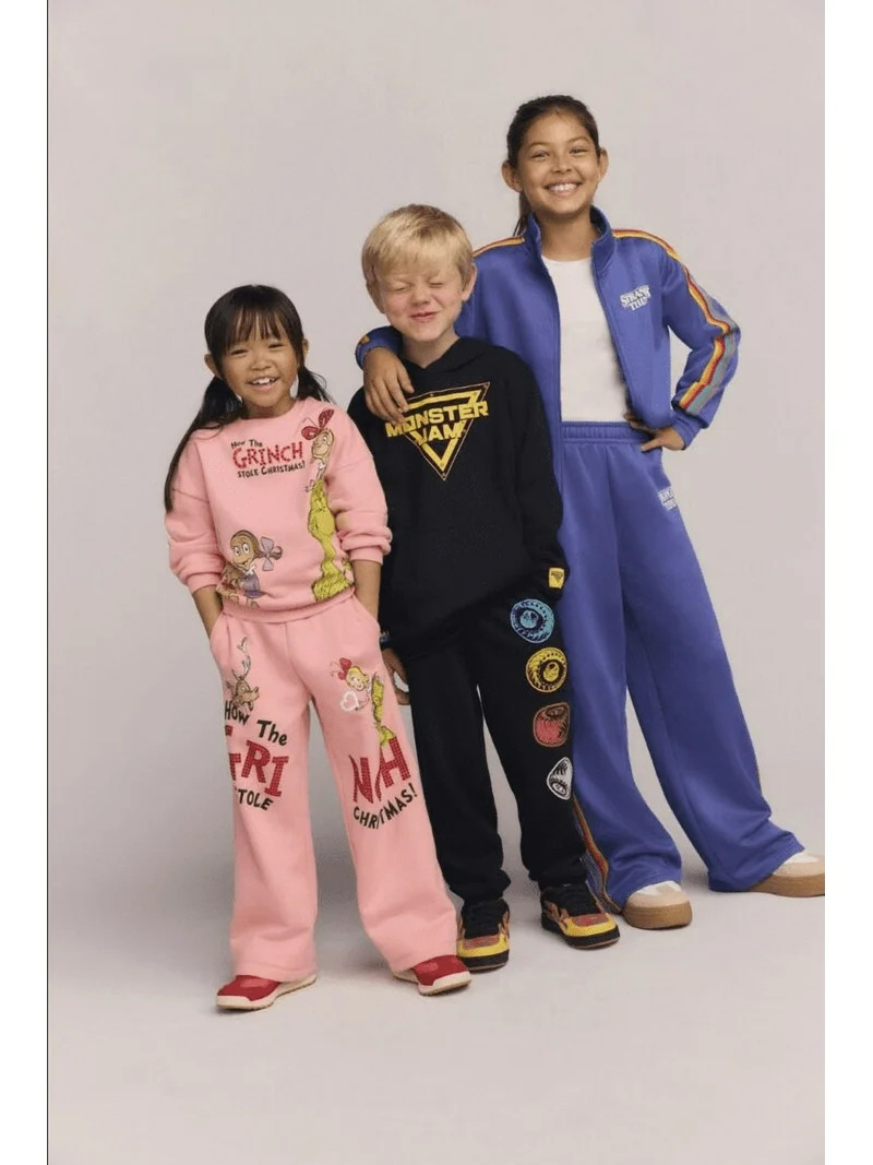 Stranger Things Girls Active Track Pants, Sizes 4-16 | Walmart (US)