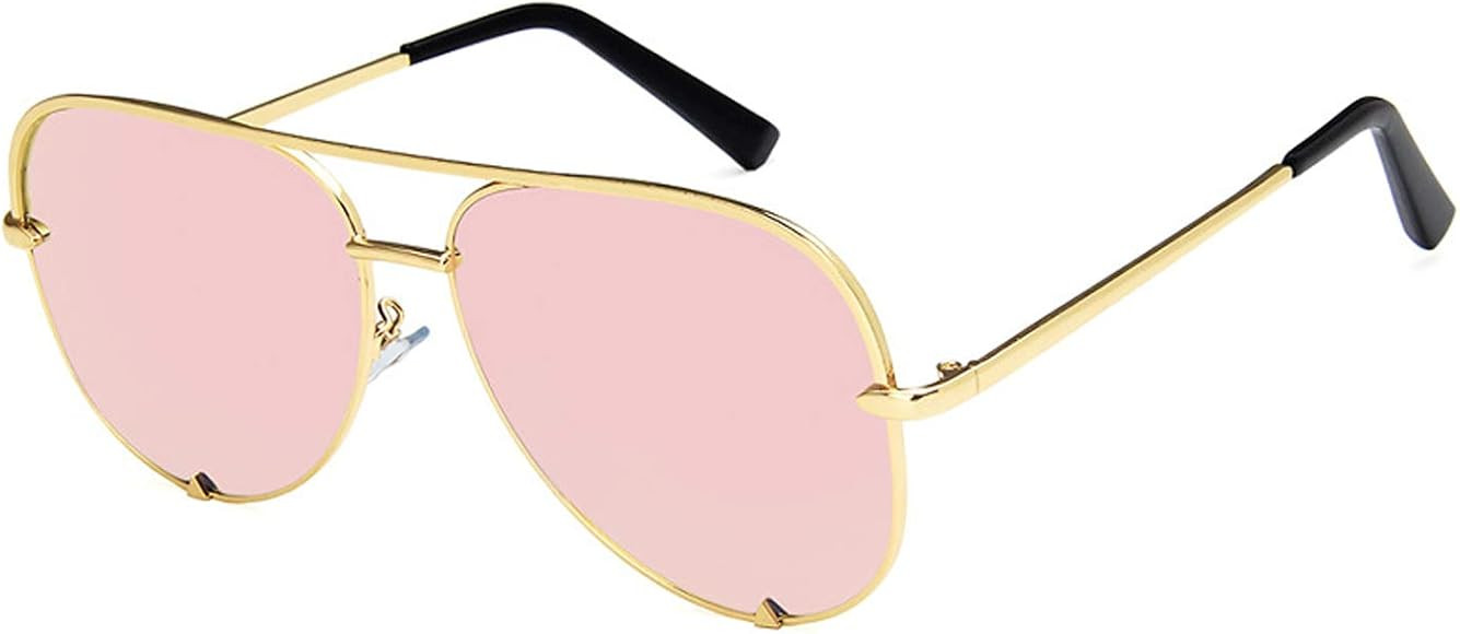 Brand Designer Aviator Sunglasses for Women Classic Oversized Pilot Sun Glasses UV400 Protection | Amazon (US)
