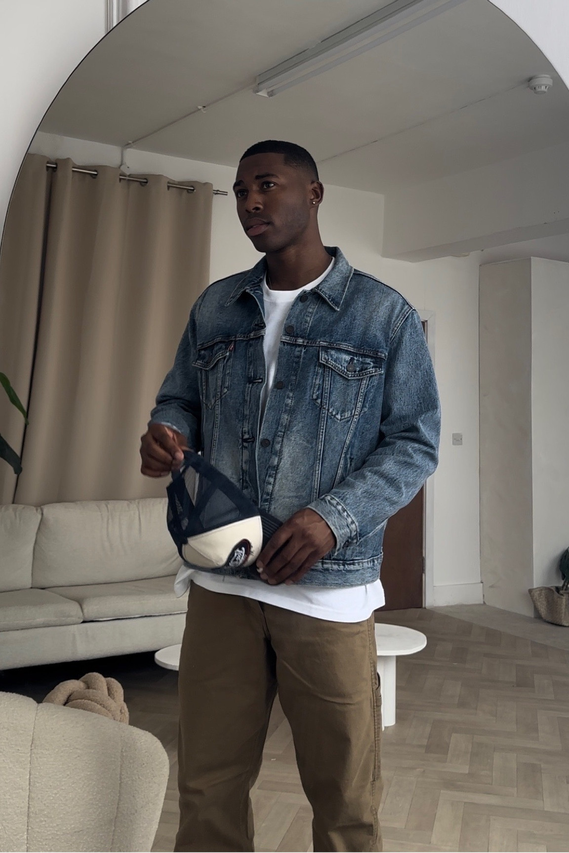 Trucker Jacket Outfit Grey Denim Jean Jacket Asos Men's Denim