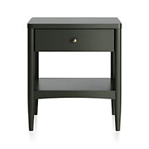 Kids Hampshire Olive Green Nightstand + Reviews | Crate and Barrel | Crate & Barrel