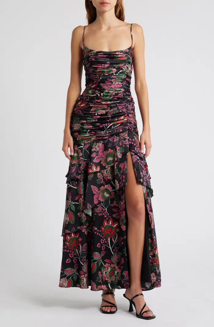 Floral Print A-Line Dress | Nordstrom Rack