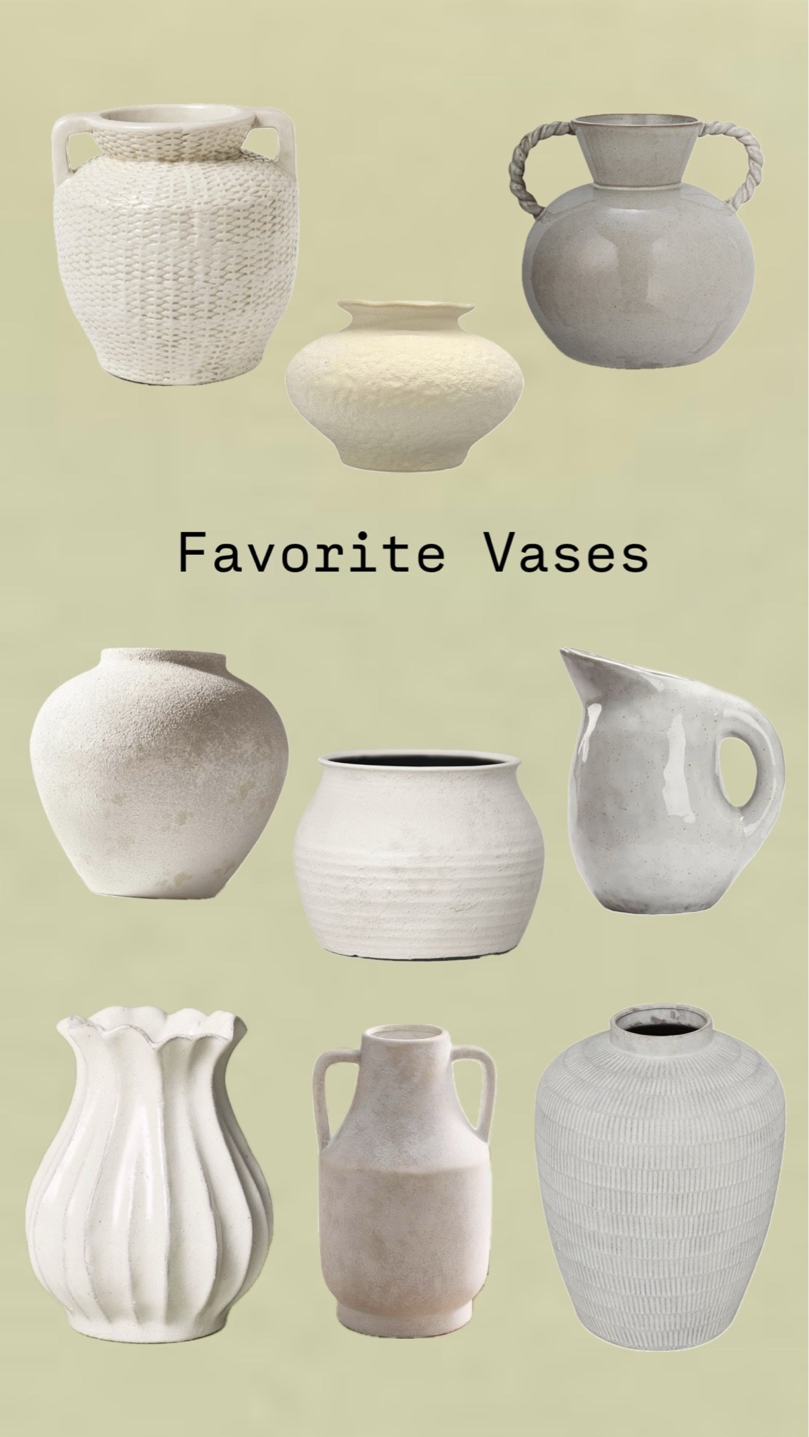 Favorite Vases🤍