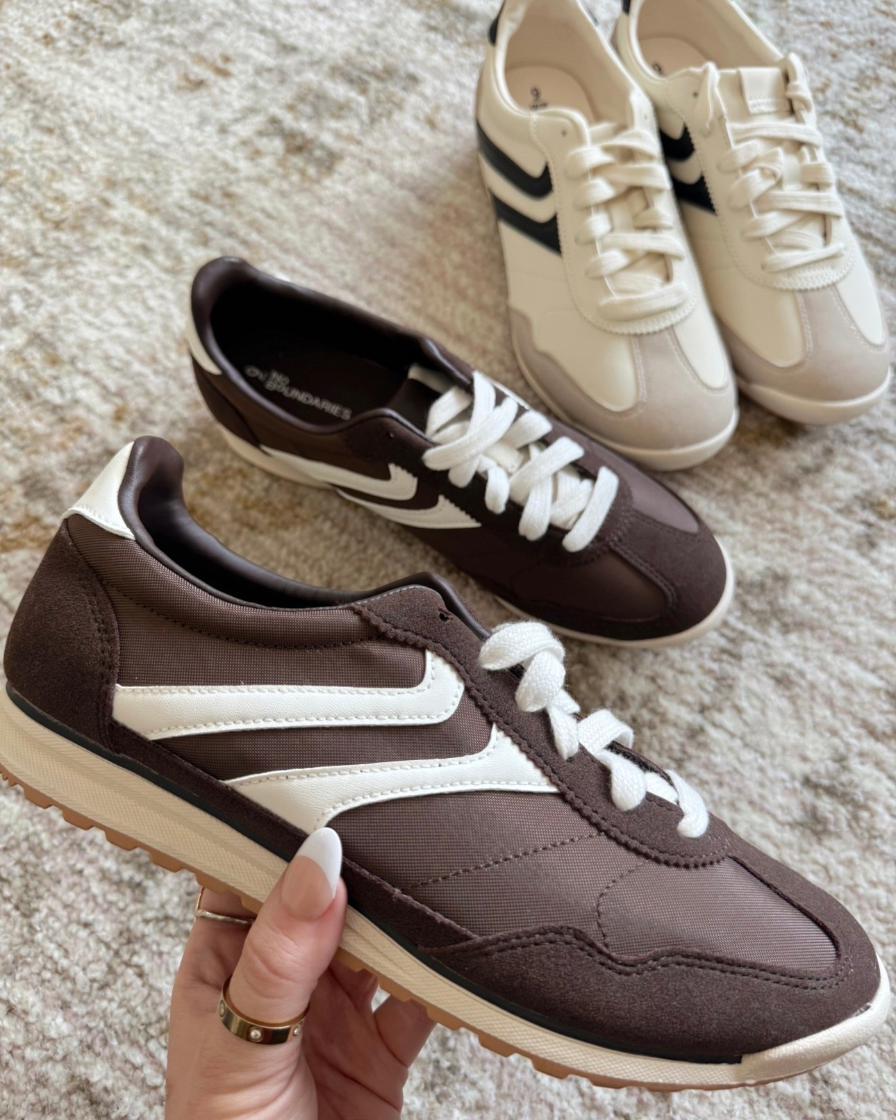 Sneaker Season at Walmart 👟🤎 It’s back to school time and new fall looks are dropping 🍂 Loving these with the retro look 🫶 

Sneakers, fall sneakers, women’s sneakers, Walmart sneakers, fall shoes, fall style, fall fashion, Walmart style, Walmart fashion, designer look for less, back to school, Madison Payne 

#LTKShoeCrush #LTKSeasonal #LTKFindsUnder50