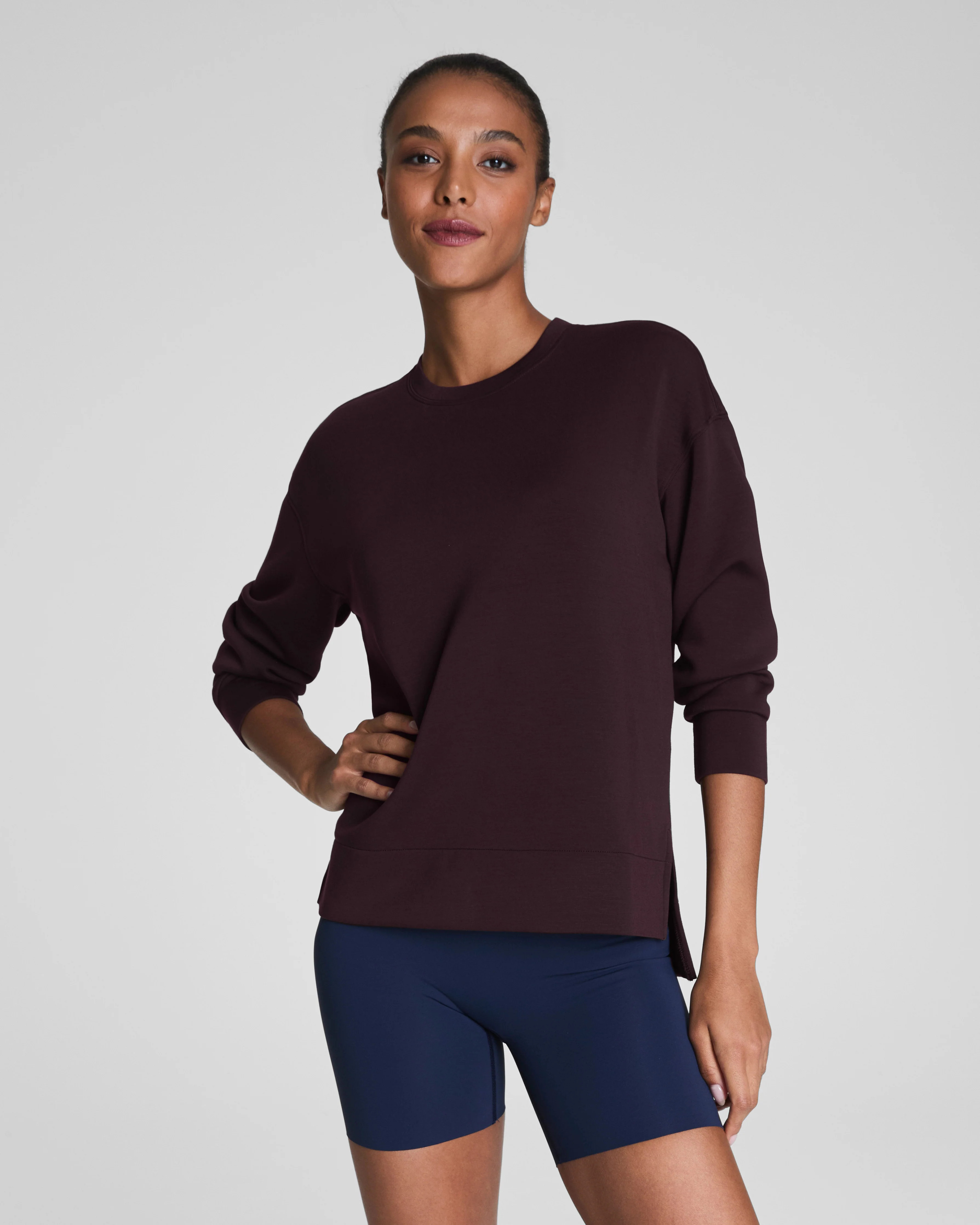 AirEssentials Crewneck Tunic with Booty Coverage | SPANX | Spanx