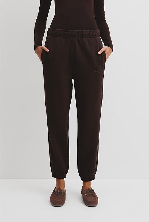 Australian Cotton Cuffed Track Pant | Country Road
