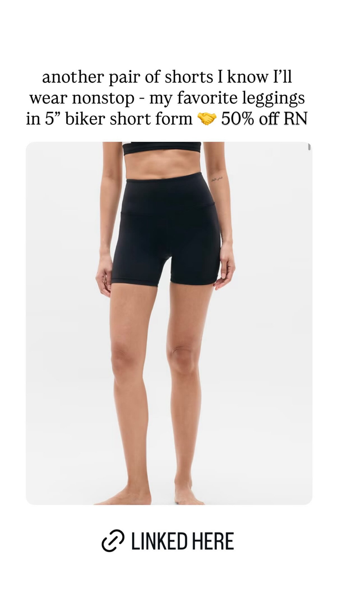 another pair of shorts I know I'll wear nonstop - my favorite leggings in 5" biker short form • 50% off RN

#LTKSaleAlert #LTKActive #LTKSeasonal