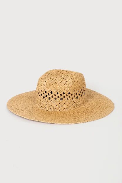 Summery Style Brown Woven Straw Fedora Hat | Lulus (US)