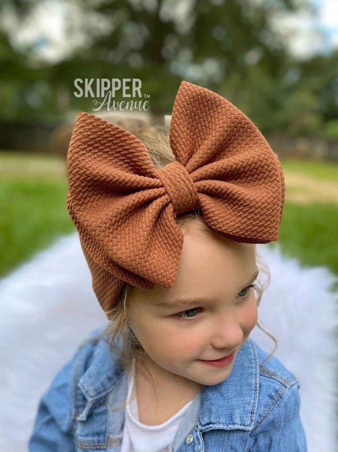 SWISS CHOCOLATE • Stand-Up Headwraps, Permanently Sewn & Pull-Proof, Big Bow Headbands, Newborn... | Etsy (US)