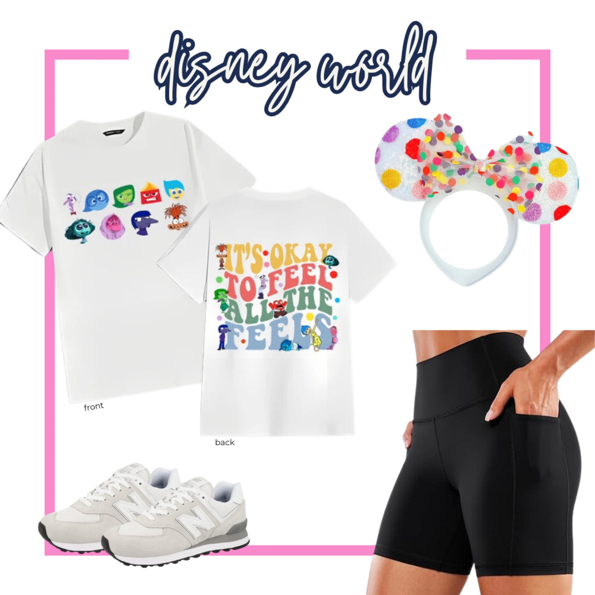 the perfect outfit this summer at Disneyland or Disney World ❤️ 

Inside out, summer outfit, vacation, travel outfit

#LTKTravel #LTKActive #LTKFamily
