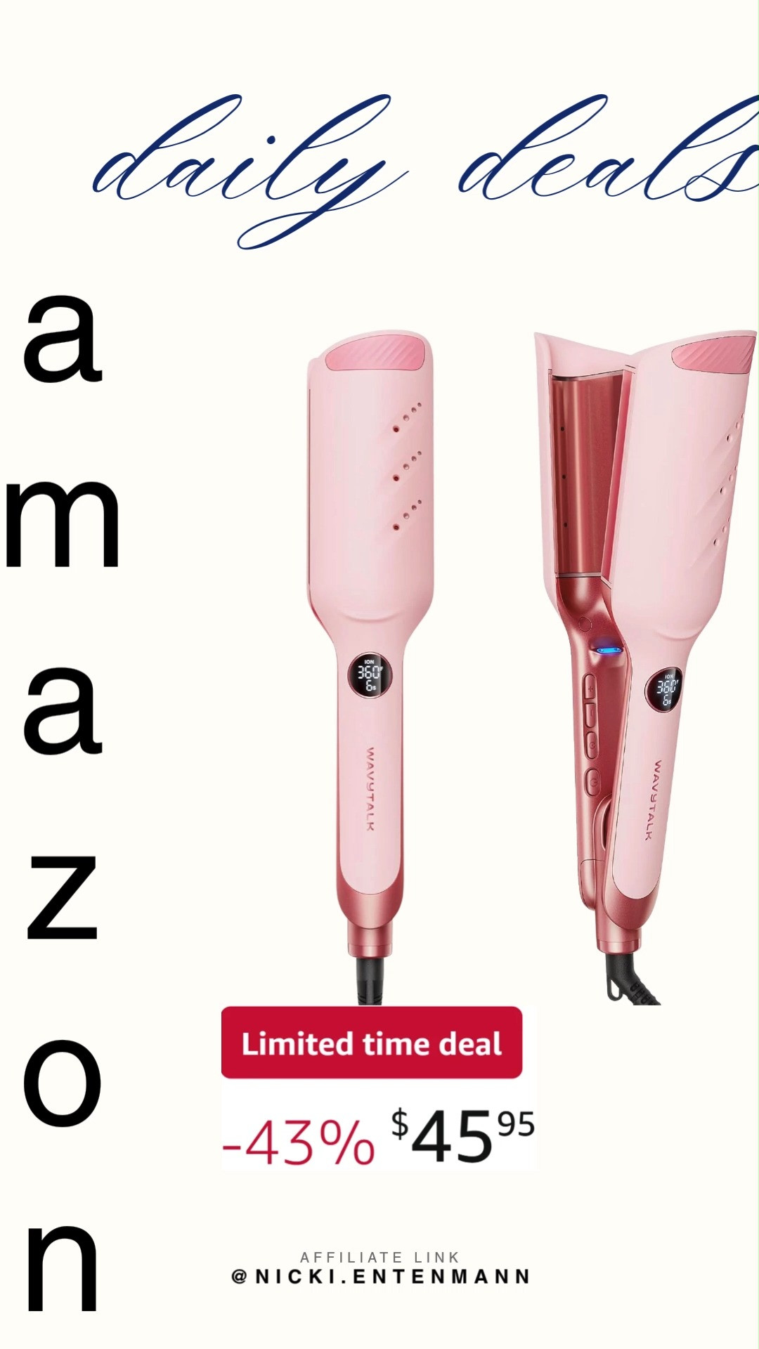 Turn up the volume on your style with the Wavytalk Power Wave Hair Crimper. Effortless waves, bold texture, and instant glam make every day a good hair day! 🌊💇‍♀️✨  

#Wavytalk #HairCrimper #HairTools #HairStyling #BeautyFinds #AmazonFinds #HairCare #WaveHair #HairTrends #StylingTools 

 #LTKgrwm #LTKselfcare #LTKBeauty