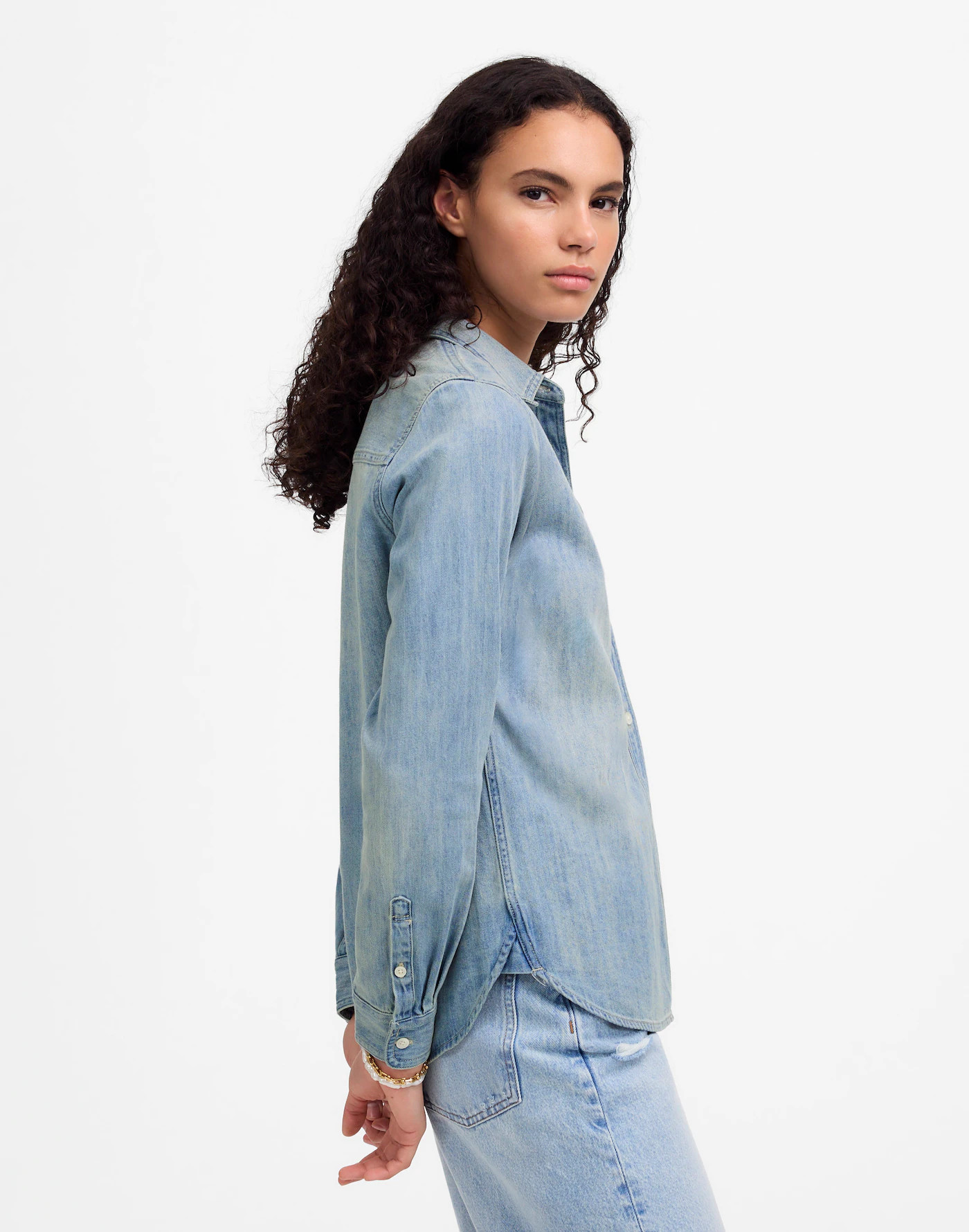 Shrunken Denim Shirt in Kelleyville Wash | Madewell