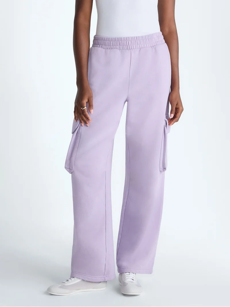 Scoop Women\u2019s and Women\u2019s Plus Utility Wide Leg Pants, Sizes XS-4X | Walmart (US)