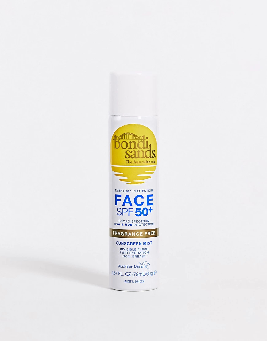 Bondi Sands SPF 50+ Fragrance Free Face Mist 60g-No colour | ASOS (Global)