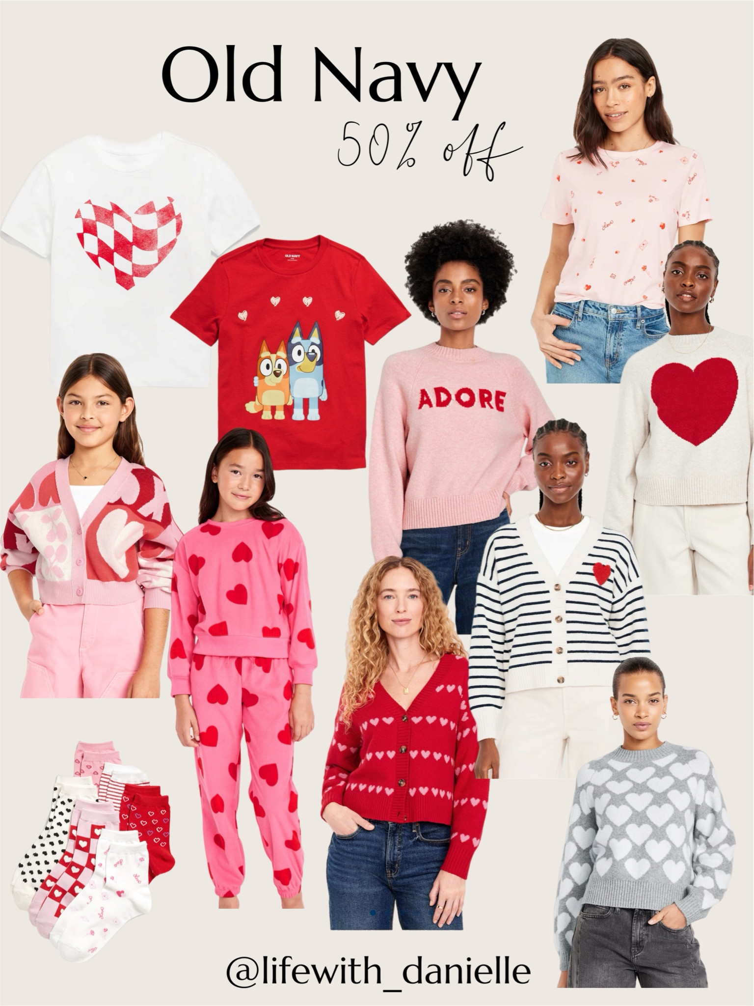 Old Navy 50% off Valentine’s Day!

#LTKSaleAlert #LTKSeasonal #LTKFamily