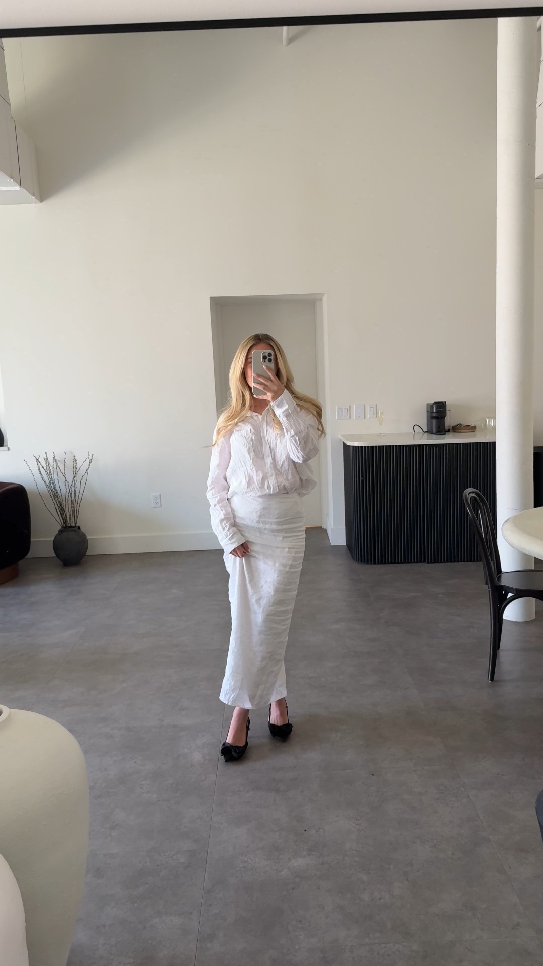 My outfit🤍 shirt : size medium, linen skirt : size 4

#LTKSeasonal #LTKOver40 #LTKStyleTip