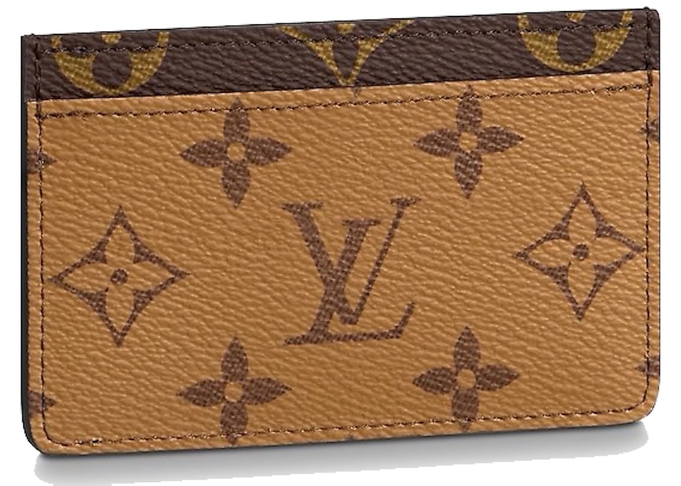 Louis Vuitton Card HolderReverse Monogram Canvas Brown | StockX