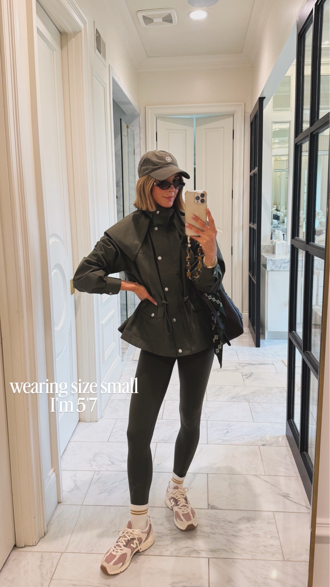Obsessed with how good this Walmart jacket is. I'm wearing  size small.