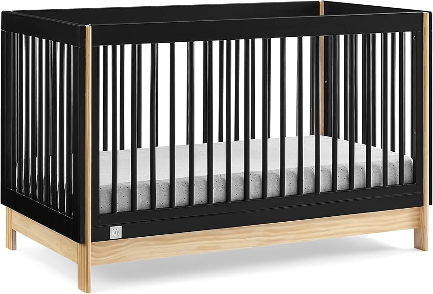 GAP babyGap Tate 4-in-1 Convertible Crib - Greenguard Gold Certified, Ebony/Natural | Amazon (US)