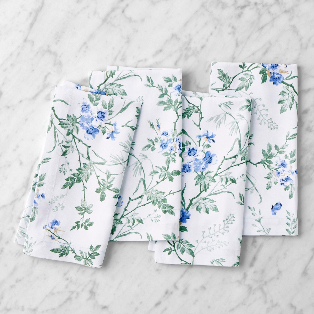 Hill House x Williams Sonoma Climbing Vine Napkins, Set of 4 | Williams-Sonoma