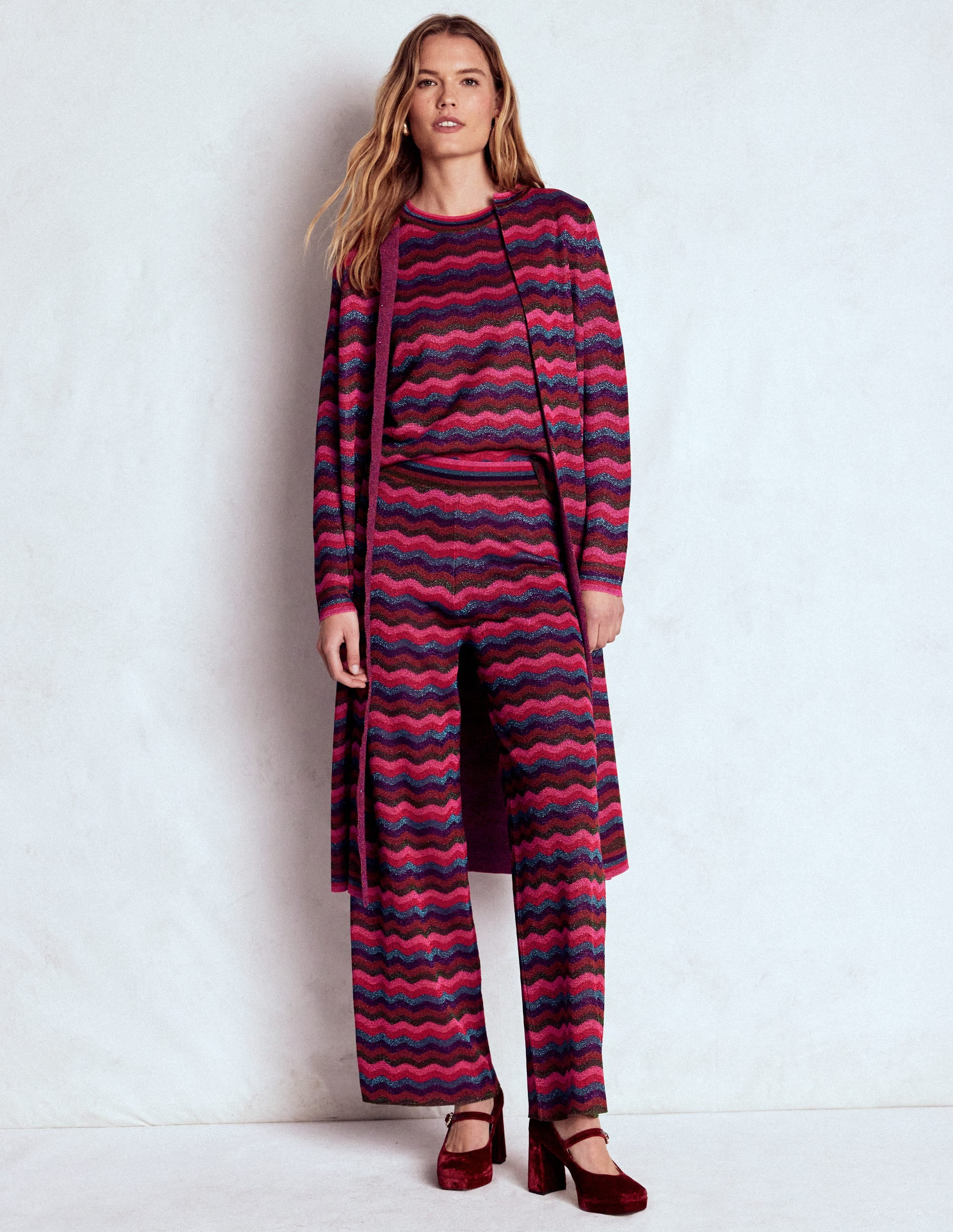 Edge to Edge Cardigan Coat-Multi | Boden (US)