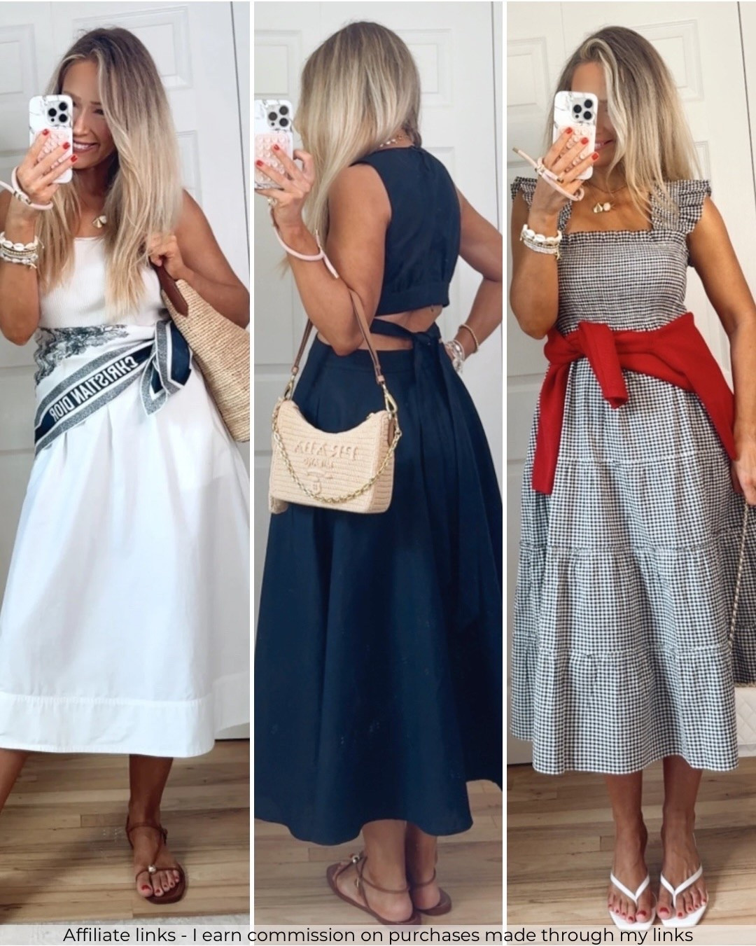 Affiliate links - I earn commission on purchases made through my links

Easy summer outfits
Classic style
Gingham dress
