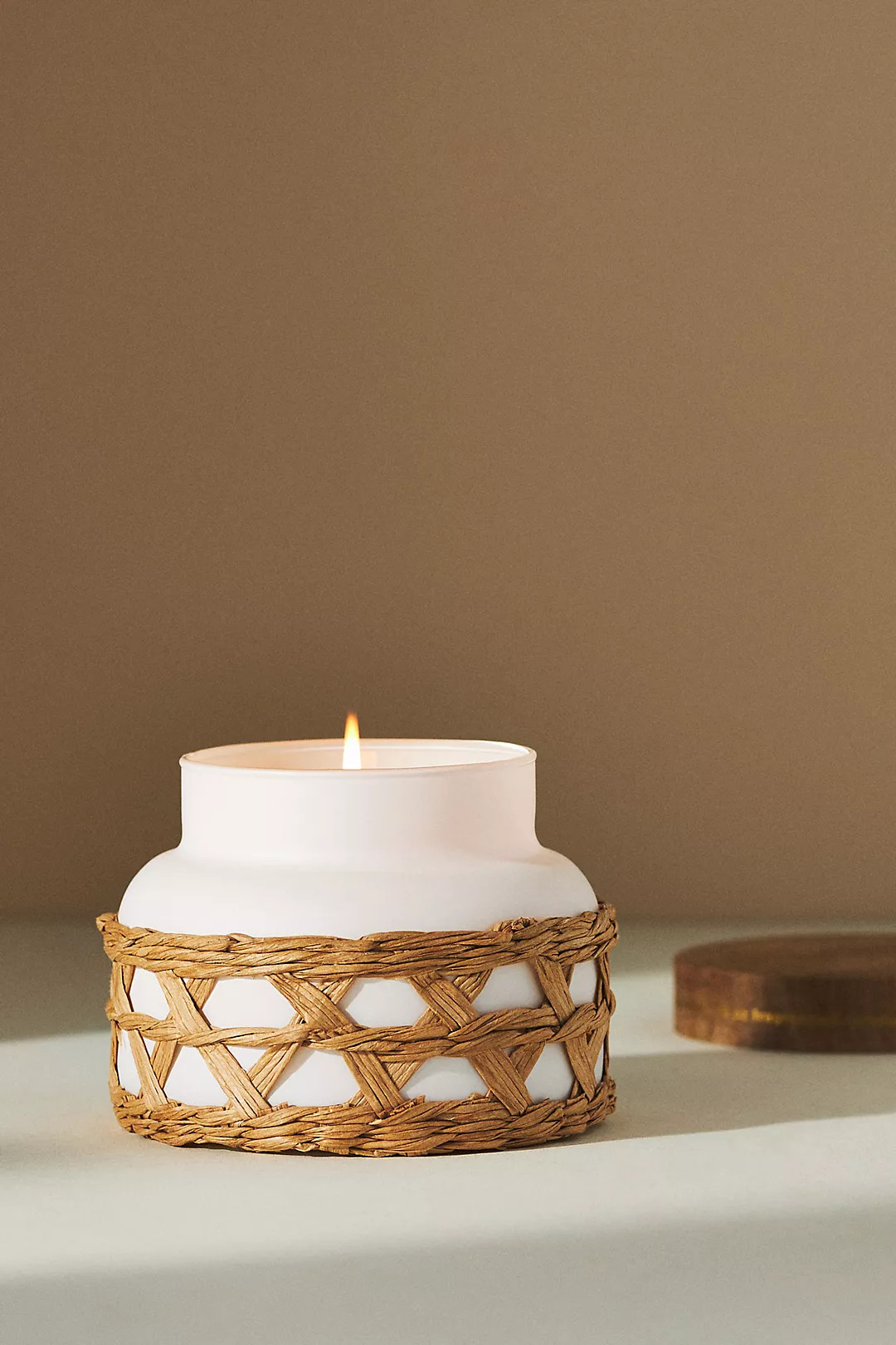 Capri Blue Rattan Volcano Jar Candle | Anthropologie (US)