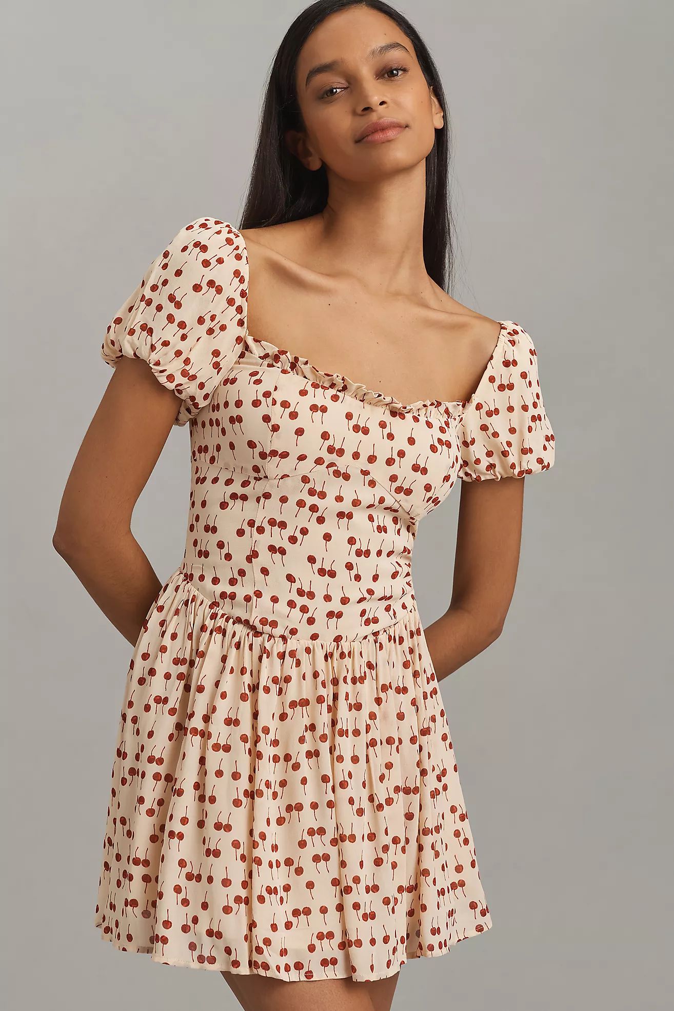 Reformation Davonne Mini Dress | Anthropologie (US)