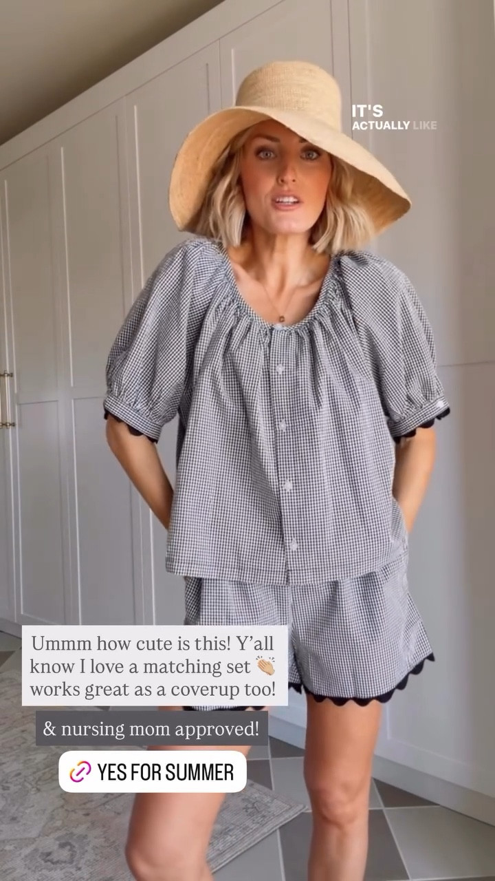 Obsessed with this cute black & white gingham set that would make the perfect cover up! Wearing size M!

Loverly Grey, swimsuit, cover up, matching set, Amazon, resort wear, vacation looks 

#LTKSwim #LTKSeasonal