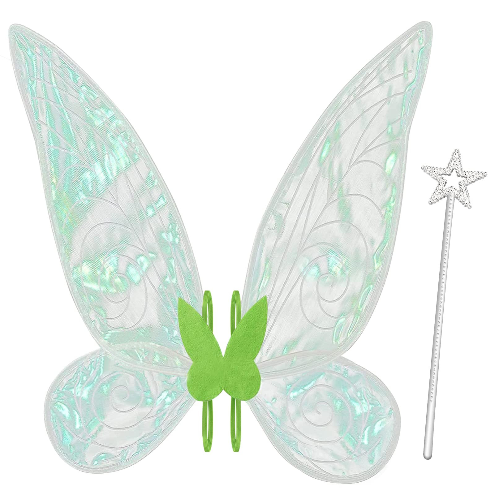Fairy Wings for Adults,Butterfly Wings for Girls,Angel Wings,Fairy Costume for Women Halloween Dr... | Amazon (US)
