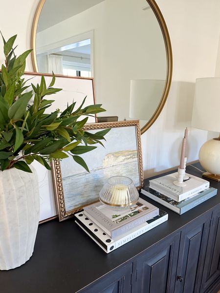 Console table styling with pieces from McGee & Co and the Studio McGee x Threshold new release at Target! I used 5 stems in the arrangement. 

#LTKhome #LTKstyletip #LTKfindsunder50