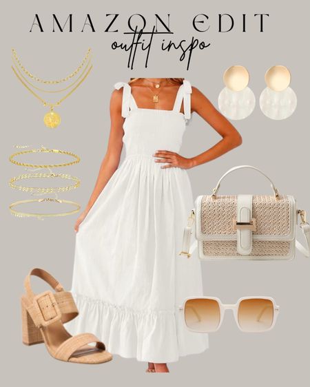 Amazon outfit inspo! 
White summer dress inspo 

#LTKSeasonal #LTKFindsUnder50 #LTKStyleTip