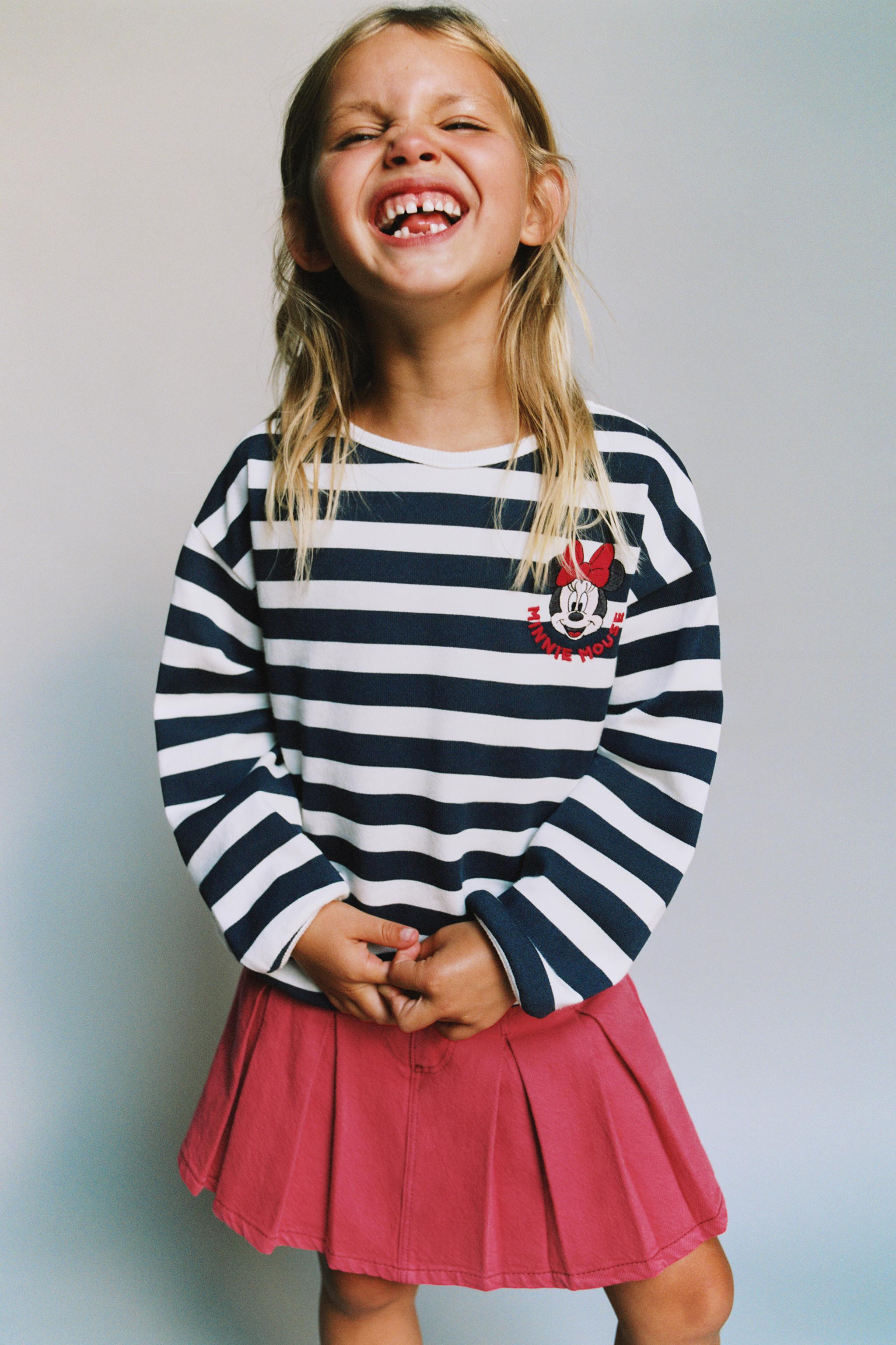 STRIPED MINNIE MOUSE © DISNEY T-SHIRT | Zara Canada