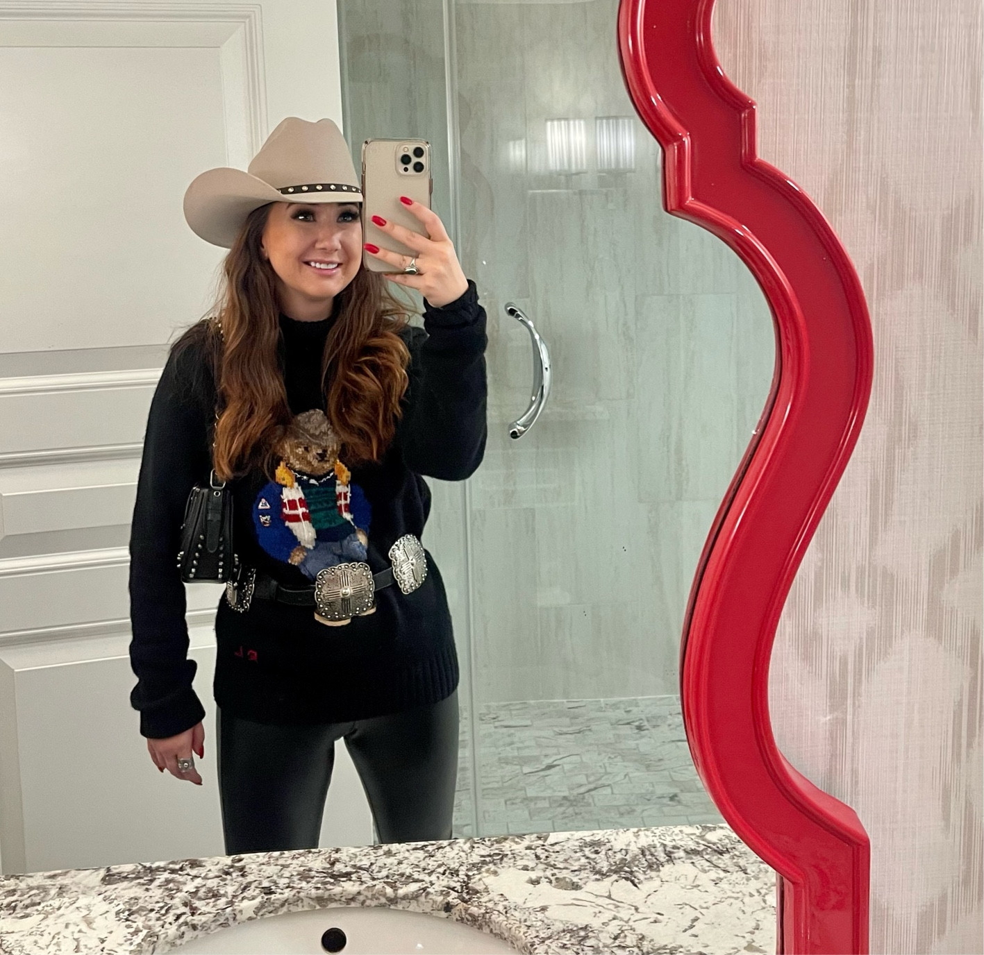 Everyone loves a bear with a cowboy hat 🤠 This was a day look of mine for NFR! 

#LTKFestival #LTKSeasonal