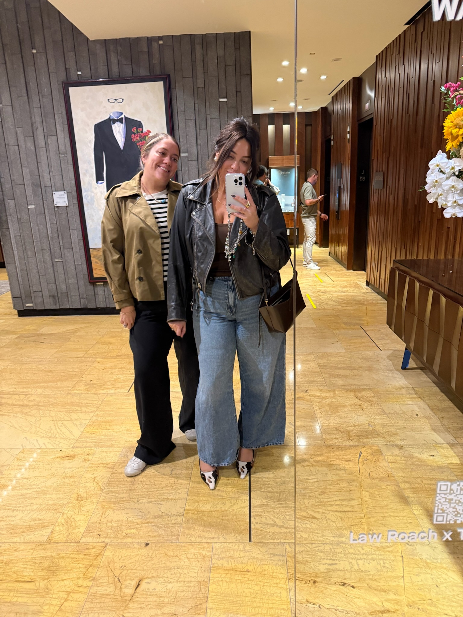 I basically just wore this all week. Jeans run a little bit. I’m in curvy style 