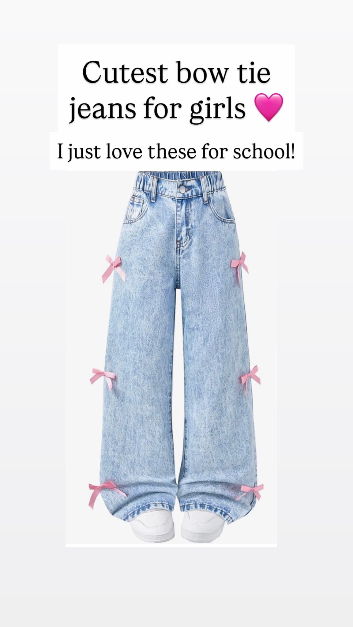 Cutest bow tie jeans

#LTKKids