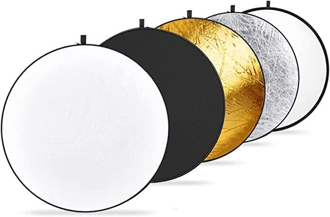 NEEWER 43 Inch/110 Centimeter Light Reflector Diffuser 5 in 1 Collapsible Multi Disc with Bag - T... | Amazon (US)