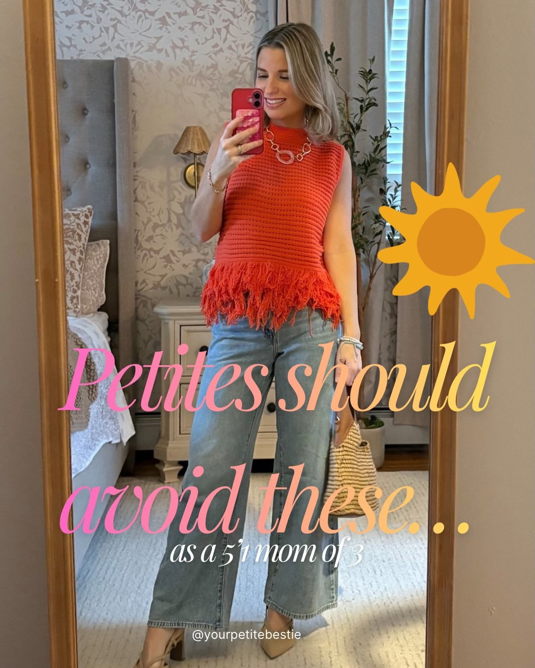 Comment PETITE for a 🔗! ☀️ 🧡 

#petitetips #petitestyle #petitehacks #petite #styletips 
stylehacks whattowear grwm ootd outfitinspo springtime summertime petitedress petiteset monochromatic