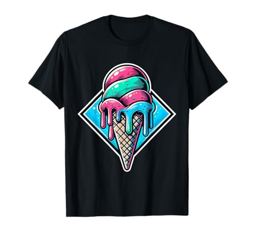 Baseball & Softball Drip Home Plate Slang Ice Cream T-Shirt | Amazon (US)