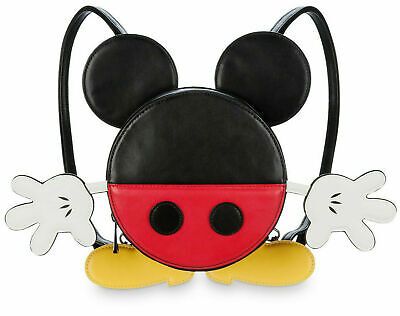 Disney Store Mickey Mouse Backpack Shoulder Crossbody Bag 3D Shaped Body Ears  | eBay | eBay US