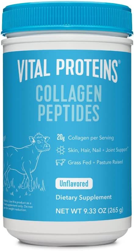 Vital Proteins Collagen Peptides Powder, Promotes Hair, Nail, Skin, Bone and Joint Health, Unflav... | Amazon (US)