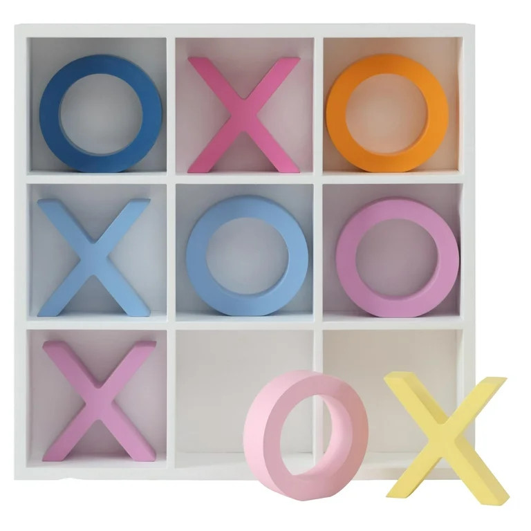 Urban Shop 13" x 13" Tic Tac Toe Wall Art | Walmart (US)