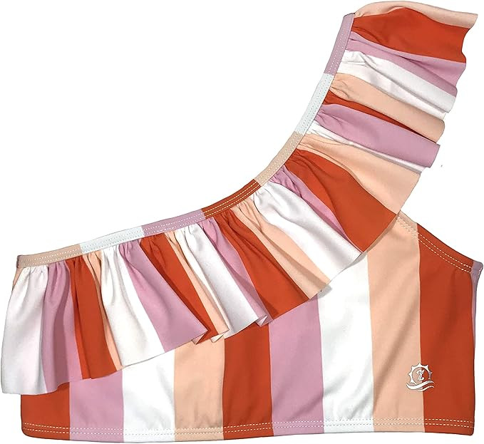 SwimZip Women's One Shoulder Bikini Top UPF 50+ (Multiple Colors) | Amazon (US)