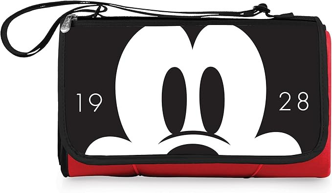 Disney Classics Mickey/Minnie Mouse Outdoor Picnic Blanket Tote | Amazon (US)