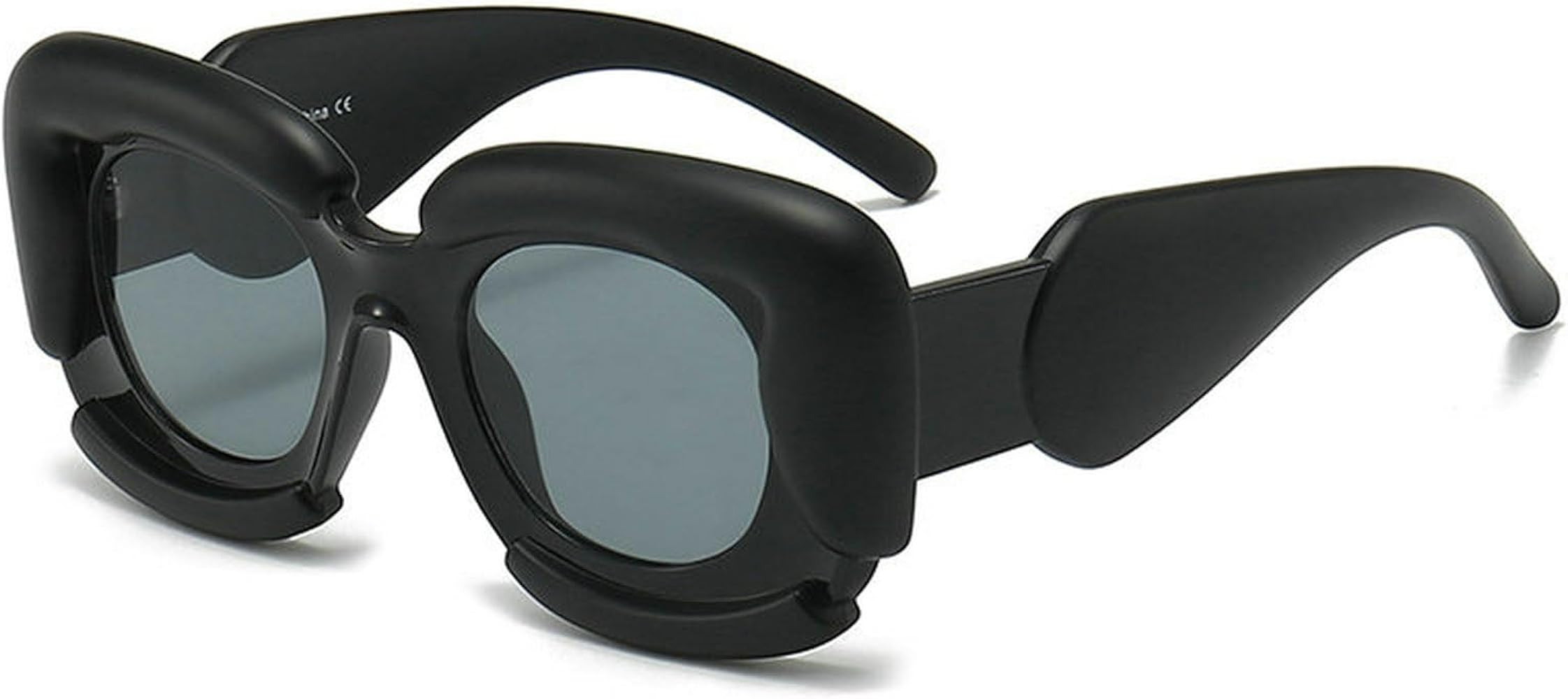 COTIA Unique Square Sunglasses Women Men Fashion Inflated Thick Frame Personality Design Y2K Punk... | Amazon (US)