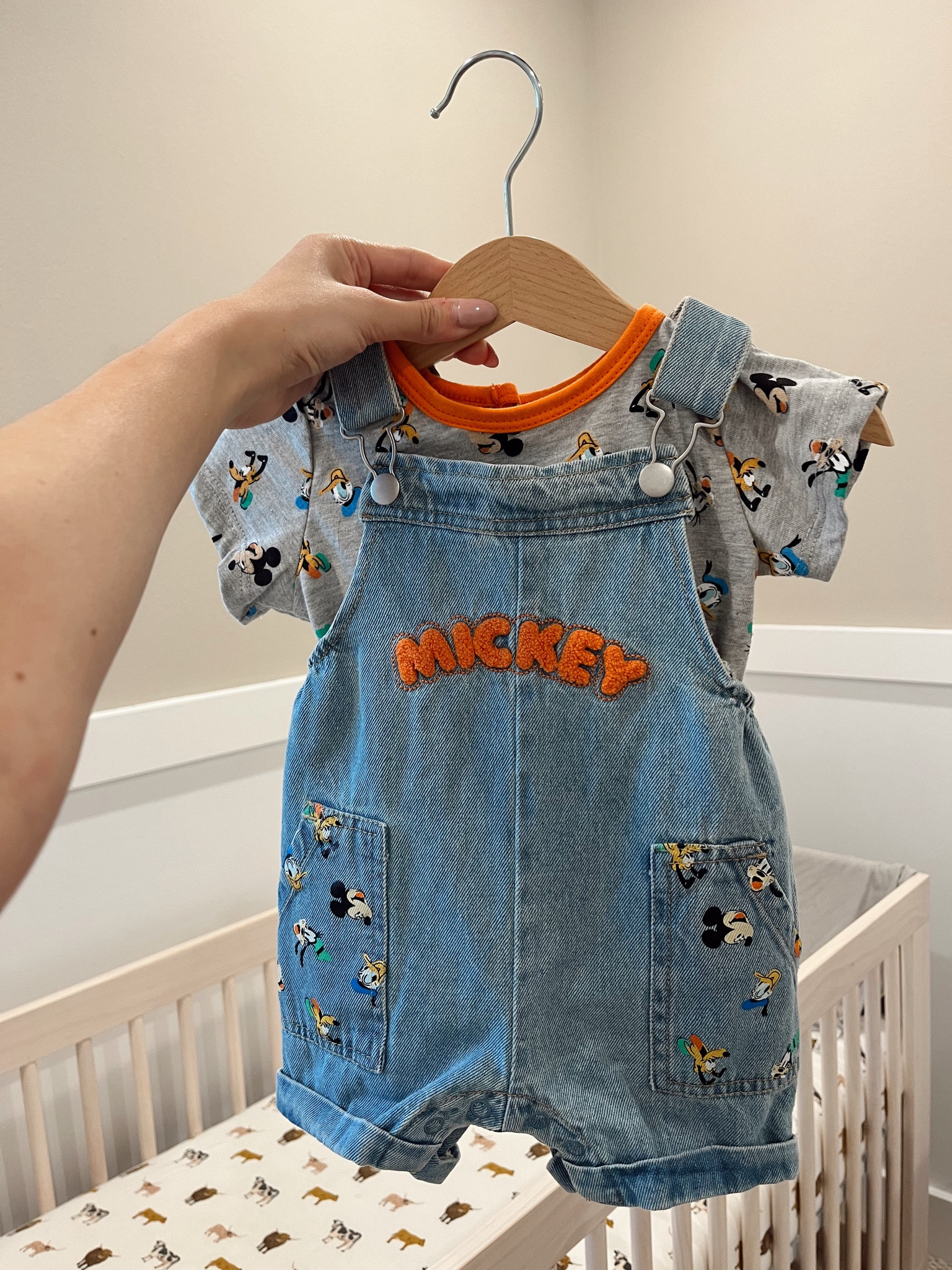Disney baby overalls #walmartbaby