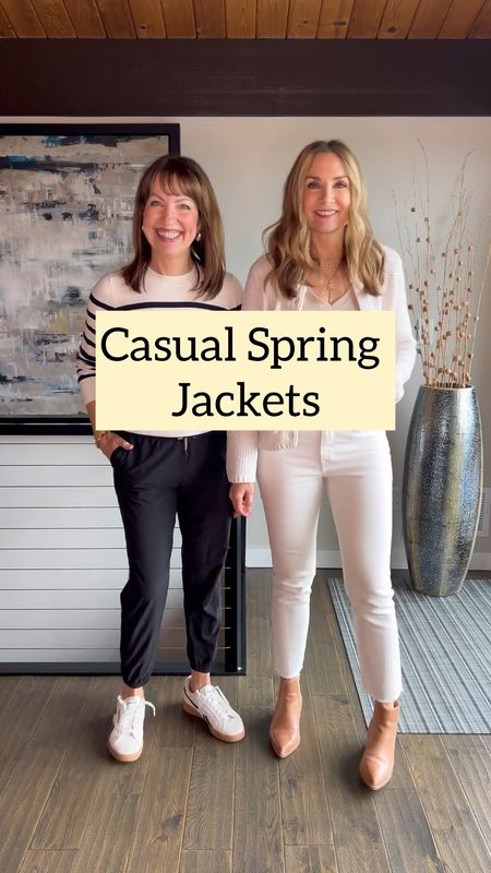 Comment LINKS and we’ll send outfit links to your DM!💗

For us, spring style always means a cute jacket! It’s the key to staying warm AND stylish! We’ve found the best jackets that have lots of versatility and just the right amount of trend!🛍️

Our denim jackets are the perfect layer for casual days and for a more elevated look, we love this crop neutral jacket and classy trench! Consider a jacket an extension of your cute spring outfit!🌸👏🏼
HOW TO SHOP:
1️⃣Comment LINKS and we’ll send outfit links to your DM
2️⃣OR click on link in bio to shop our outfits on the @shop.ltk app or on the Lastseenwearing.com website 3️⃣Watch our stories for links!💗

Spring jacket, everyday outfit, work outfit, office outfit, white jeans, denim shacket, trench coat, Kohl’s, cuffed jeans, silver slingbacks, neutral heel

#LTKfindsunder50 #LTKfindsunder100 #LTKworkwear